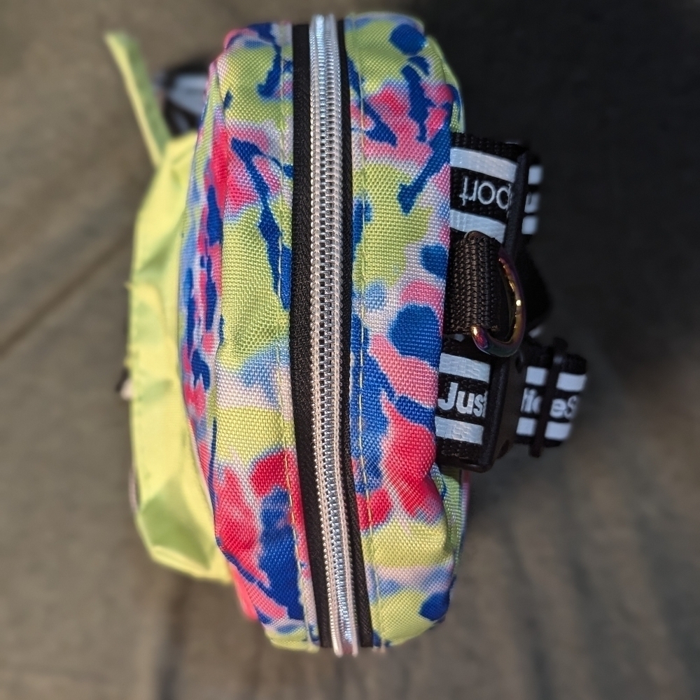Justice mini tye-dye bag with cool striped straps, - Picture 6 of 12